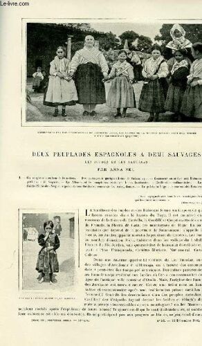 Le Tour Du Monde - Journal Des Voyages - Nouvelle Série- Livraisons N°51 Et 52 - Deux Peuplades Espagnoles À Demi-Sauvages - Les Jurdes Et Les Batuecas Par Anna See
