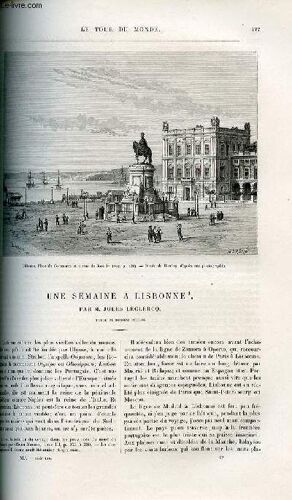 Le Tour Du Monde - Nouveau Journal Des Voyages - Livraison N°1054 - Une Semaine À Lisbonne Par Jules Leclercq