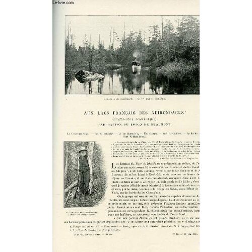 Le Tour Du Monde - Journal Des Voyages - Nouvelle Série- Livraison N°26 - Aux Lacs Français Des Adirondacks (Etats-Unis D'amérique) Par Gaston Du Boscq De Beaumont