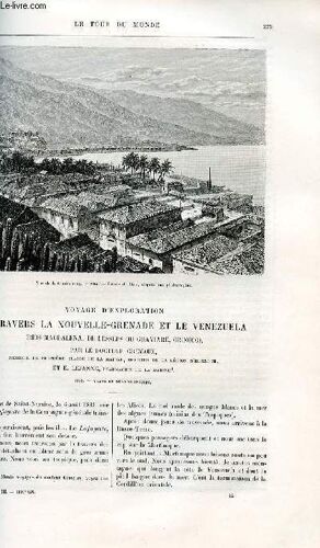 Le Tour Du Monde - Nouveau Journal Des Voyages - Livraisons N°1110, 1111, 1112, 1113, 1114 Et 1115-Voyage D'exploration À Travers La Nouvelle Grenade Et Le Venezuela (Rios Magdalena, De ...