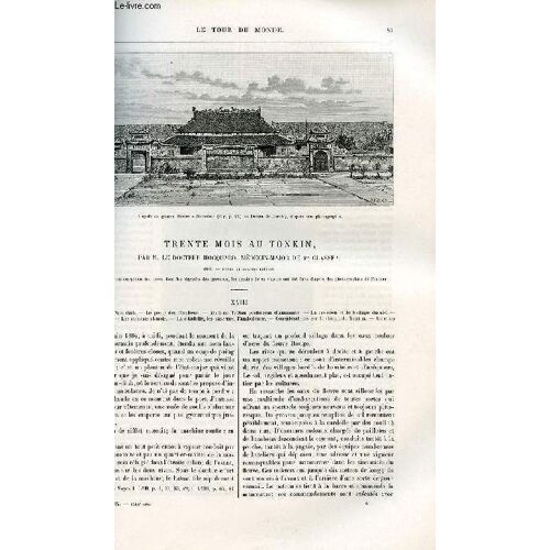 Le Tour Du Monde - Nouveau Journal Des Voyages - Livraisons N°1518, 1519, 1520, 1521 Et 1522 - Trente Mois Au Tonkin Par Le Docteur Bocquard, Médecin-Major De 1er Classe