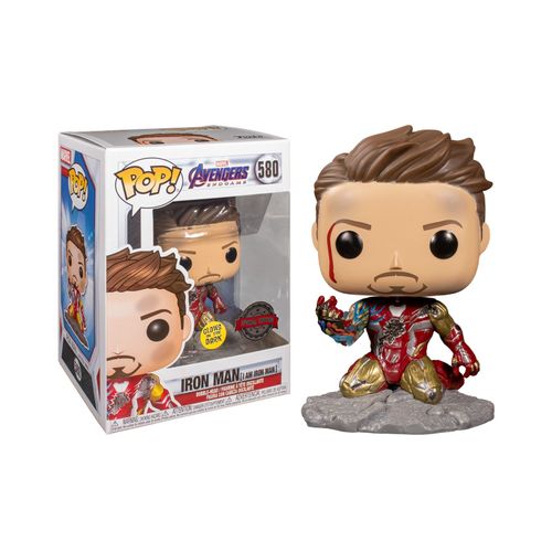 Avengers End Game Funko Pop ! Iron Man [I Am Iron Man] N° 580 ## Special Edition / Glows In The Dark