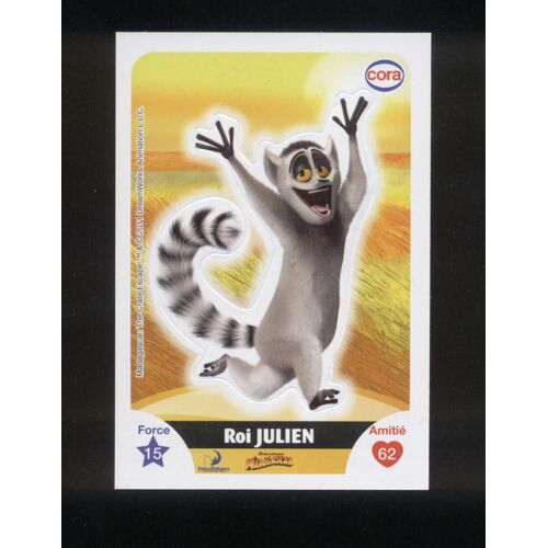 Carte À Collectionner Le Collector Cora Roi Julien Madagascar N° 53 / 112 Dreamworks