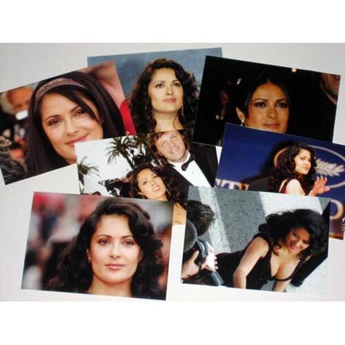 Lot De 7 Photos Salma Hayek Festival De Cannes  Photo  Format 10x15cm
