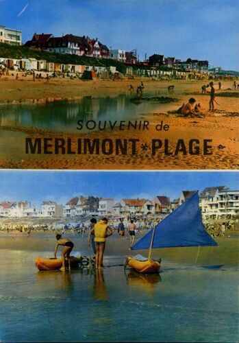 Carte Postale De Merlimont Plage (Pas De Calais) 2 Vues