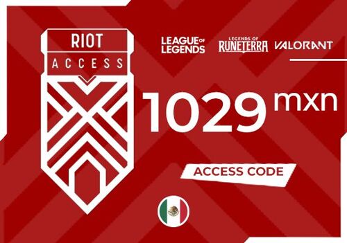 Riot Access Code 1029 MXN Key - MEXICO