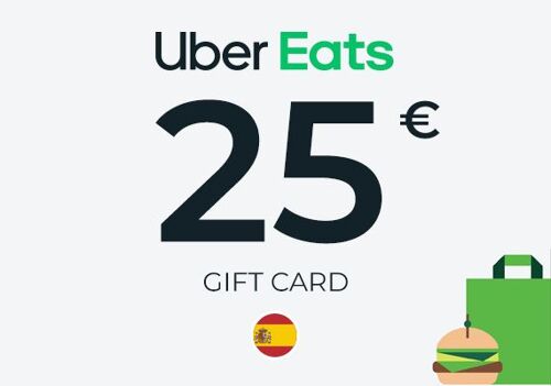 Uber Eats Gift Card 25 EUR Key - SPAIN