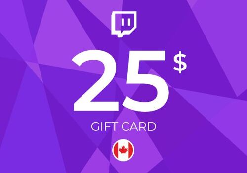 Twitch Gift Card 25 CAD Key - CANADA