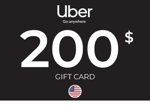 Uber Gift Card 200 USD Key - UNITED STATES