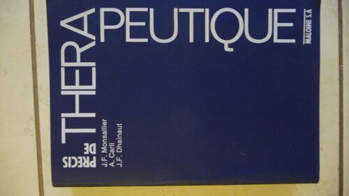 Précis De Thérapeutique