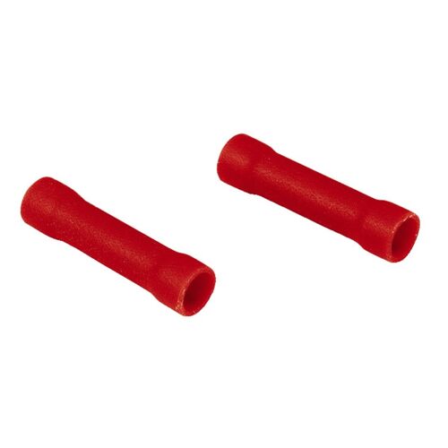 Cosse à sertir, femelle - femelle, 1,5mm, Rouge, 5 pces