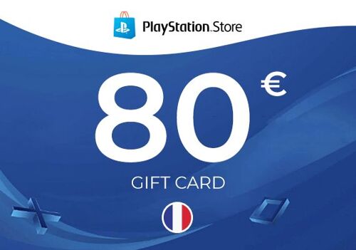 PlayStation Gift Card 80 EUR - FRANCE