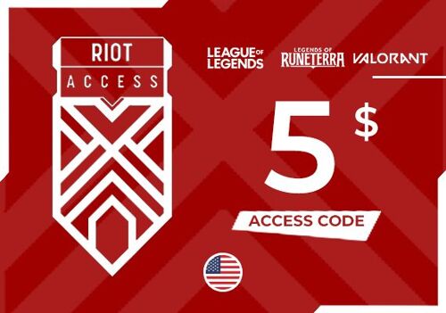 Riot Access Code 5 USD Key - UNITED STATES