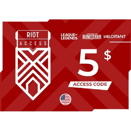 Riot Access Code 5 USD Key - UNITED STATES