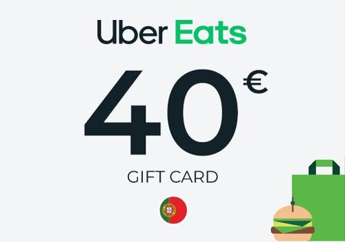 Uber Eats Gift Card 40 EUR Key - PORTUGAL