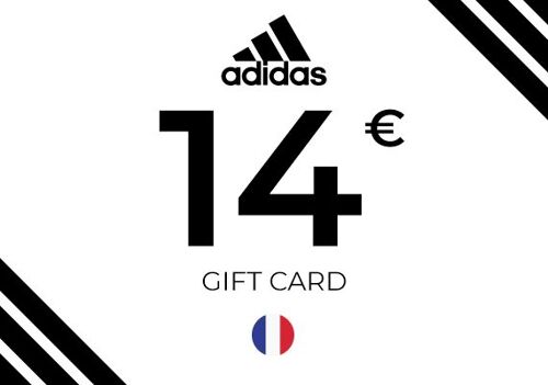Adidas Store Gift Card 14 EUR Key - FRANCE