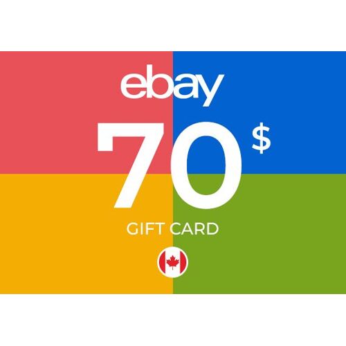 eBay Gift Card 70 CAD Key - CANADA