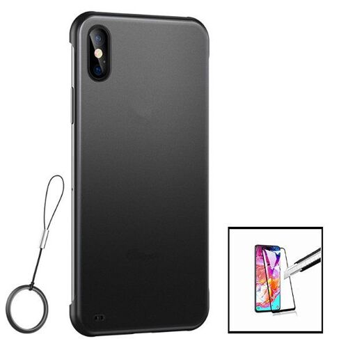 Kit Verre Trempé 5d Full + Coque Sans Bordures Pour Xiaomi Redmi 9a