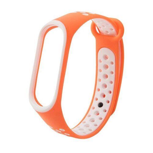 Bracelet Sportystyle - Xiaomi Mi Band 4 - Orange / Blanc