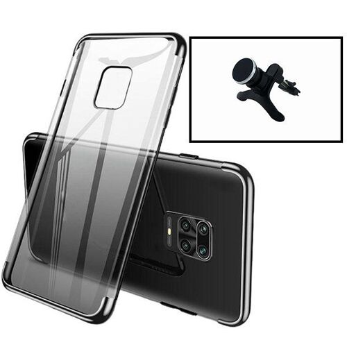 Kit Support Magnétique Renforcé Pour Voiture + Coque Slimarmor Pour Xiaomi Redmi 9 Prime - Noir