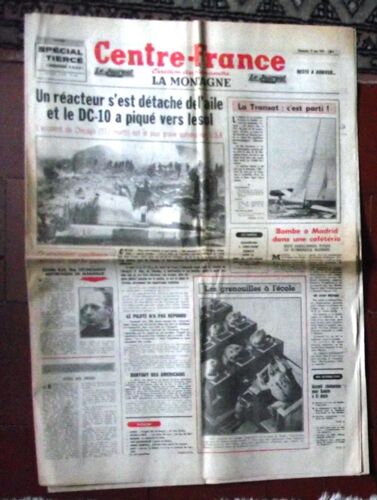 Centre France 27 Mai 1979.L'odieu Crime De Décines-Charpieu.Un Seul Undice Pour Les Policiers