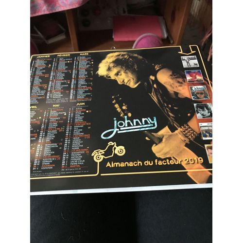 Almanach La Poste 2019 Johnny Oberthus