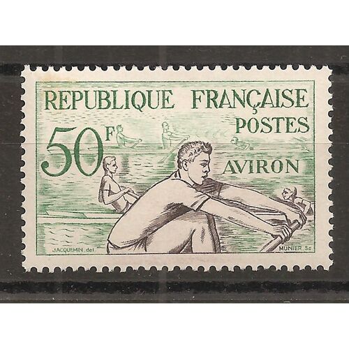 964 (1953) Jeux Olympiques D'helsinki Aviron 50f N** (Cote 10e) (7280)