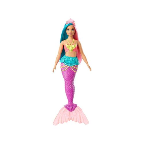 Barbie Sirène Dreamtopia Rose Et Bleue Mattel Gjk11