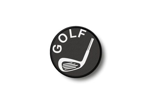 Patch Badge Insigne Ecusson Imprime Thermocollant Golf Club Golfeur