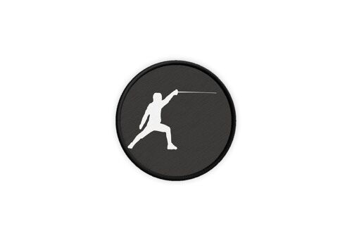 Patch Badge Insigne Ecusson Imprime Thermocollant Escrime