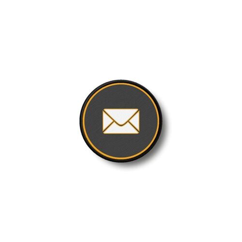Patch Badge Insigne Ecusson Imprime Thermocollant Message Mail Email