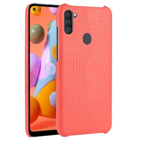Classique Élégant Étui Pour Samsung Galaxy M11 Anti Éraflure Mode Classique D'alligator Housse De Protection Compatibilité - Rouge
