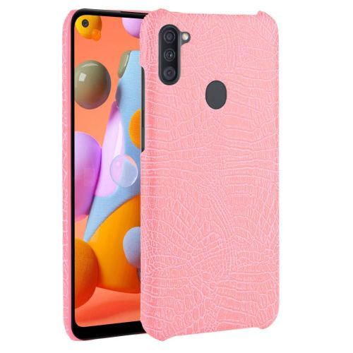Classique Élégant Étui Pour Samsung Galaxy M11 Anti Éraflure Mode Classique D'alligator Housse De Protection Compatibilité - Couleur Rose
