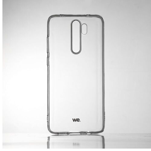 WE Coque Compatible avec [XIAOMI REDMI NOTE 8 PRO] - Housse Fine avec Technologie Absorption des Chocs & Finition Premium TPU Silicone [Shock Absorbtion] - Transparent