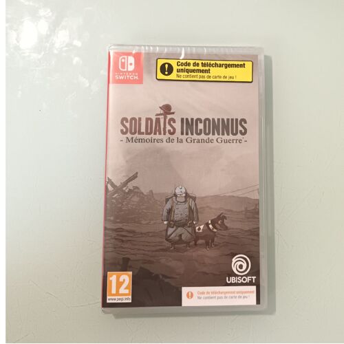 Soldats Inconnus - Mémoires De La Grande Guerre - Jeu Switch New Code De Téléchargement Inclus Dans La Boîte