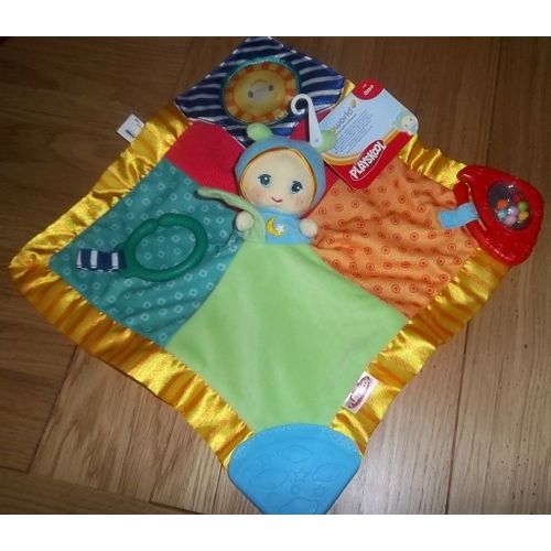 Doudou Playskool Luxi Sensation Abeille Cocinnelle Papillon Multicolore Eveil Naissance