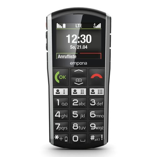 Emporia SIMPLICITY-LTE 2" 90 g Noir, Argent Téléphone d'entrée de gamme