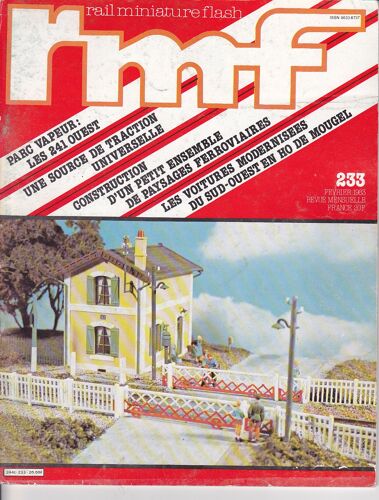 Rail Miniature Flash N°233 Les 241 Ouest-Les Voitures Modernisées S.O En Ho