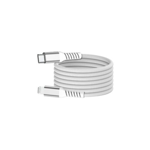 câble USB-C/Lightning magnétique, USB2,0 - 9V/3A/27W, 1mètre bleu