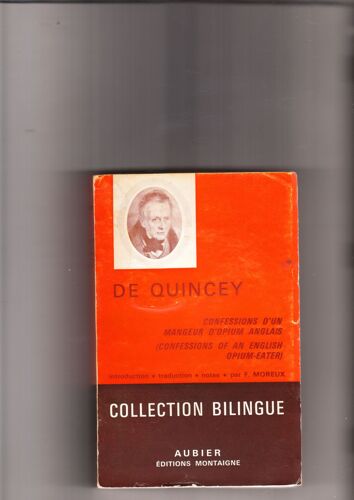 Confessions D'un Mangeur D'opium  Anglais Introduction Notes