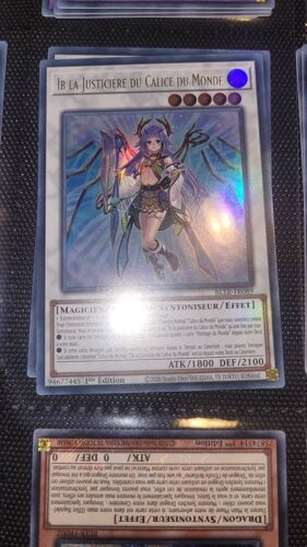 Carte Yu-Gi-Oh ! Ib La Justicière Du Calice Du Monde Bltr-Fr089 Ultra Rare