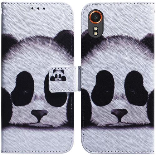 Flip Étui Pour Samsung Galaxy Xcover7 5g Portefeuille Fermeture Magnétique Peint Fentes Pour Cartes Cuir Pu - C8