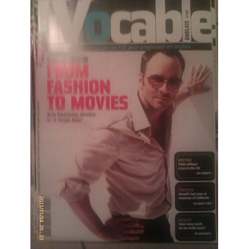 Vocable Anglais  N° 589 : From Fashion To Movies
