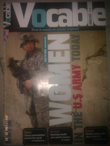 Vocable Anglais   N° 578 : Women In The U.S Army Today