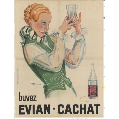 Affiche Evian-Cachat