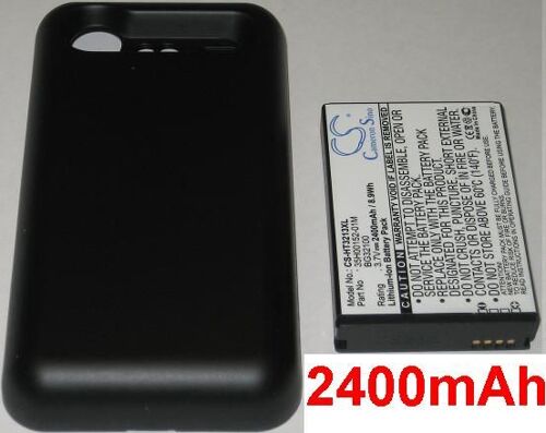 Batterie Pour Htc Incredible S, Htc Incredible S S710e, Htc Pg32130, Htc S710e, Htc S710e Incredible S, P/N: 35h00152-01m, Bg32100, Avec Cache, **2400mah**