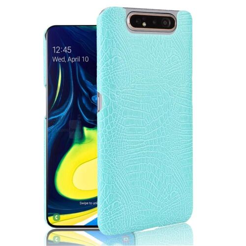 Classique Élégant Étui Pour Samsung Galaxy A80/A90 5g Housse De Protection Mode Classique D'alligator Compatibilité Anti Éraflure - Vert