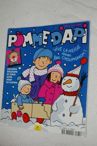 Pomme D'api  N° 384 : Vive La Neige Avec Les Choupignon !