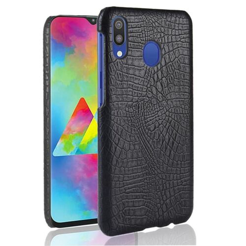 Classique Élégant Étui Pour Samsung Galaxy A30/A20 Housse De Protection Compatibilité Mode Classique D'alligator Anti Éraflure - Noir