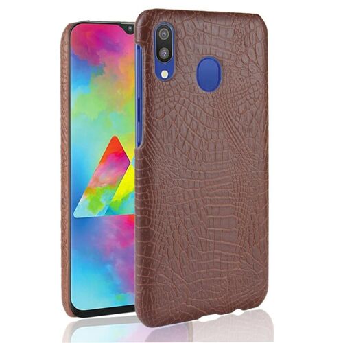 Classique Élégant Étui Pour Samsung Galaxy A30/A20 Housse De Protection Compatibilité Mode Classique D'alligator Anti Éraflure - Le Brun